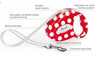 Flexi Fashion Ladies White Dots S